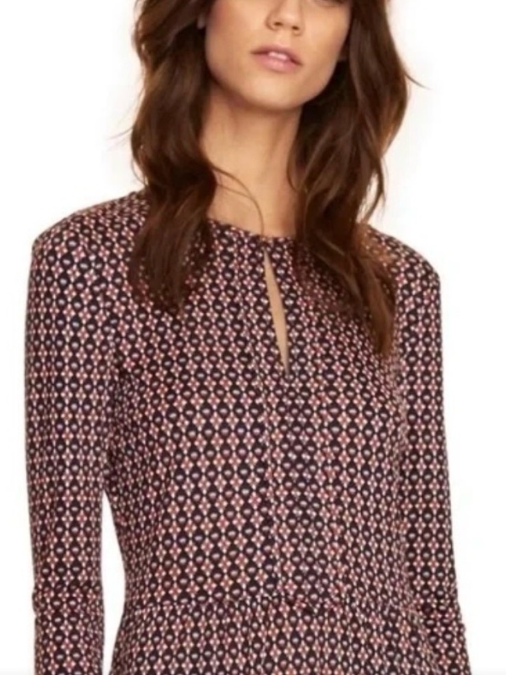Tory Burch Printed Keyhole Dress